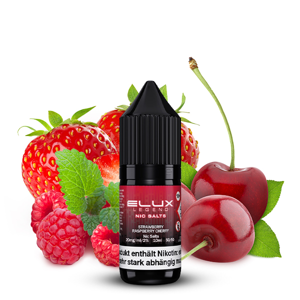 ELUX Liquid mit Nikotin Strawberry Raspberry Cherry 20mg/ml
