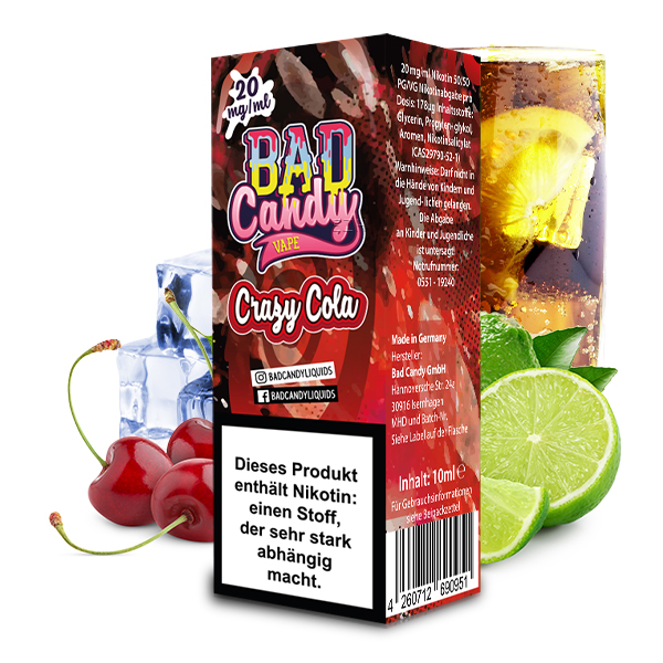 BAD CANDY Crazy Cola 20mg/ml Liquid 10ml