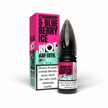 RIOT SQUAD Bar Edition Strawberry Blueberry Ice 10mg/ml Liquid 10ml