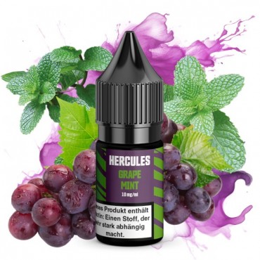 HERCULES Overdosed Grape Mint Liquid 10ml - 10mg