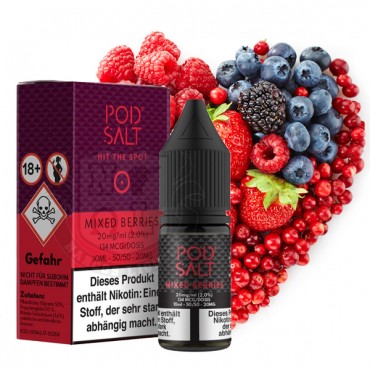 PODSALT Core Mixed Berries Liquid (50/50) 11mg 10ml