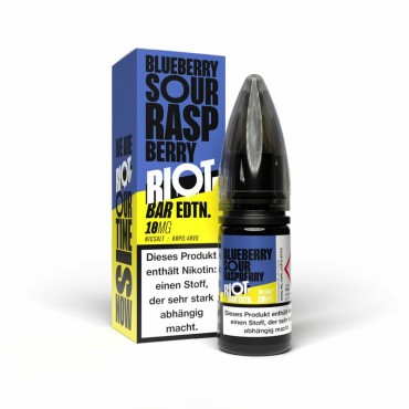 RIOT SQUAD Bar Edition Blueberry Sour Raspberry 10mg/ml Liquid 10ml