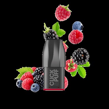 X-BAR Click & Puff Prefilled Pod 20mg/ml - Fresh Berry