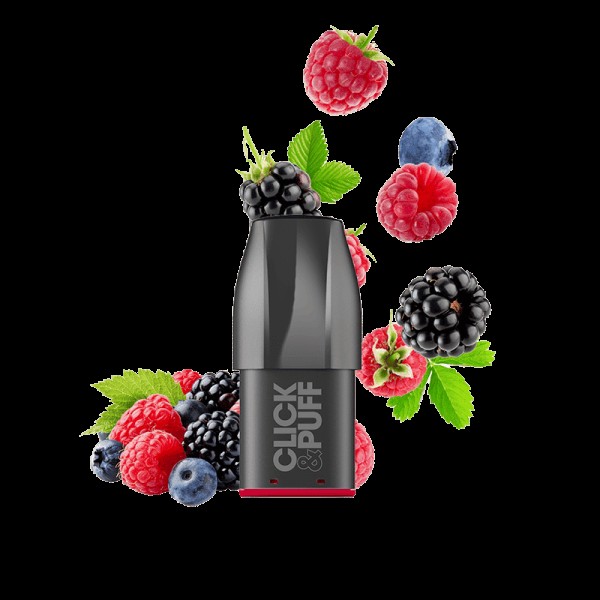 X-BAR Click & Puff Prefilled Pod 20mg/ml - Fresh Berry