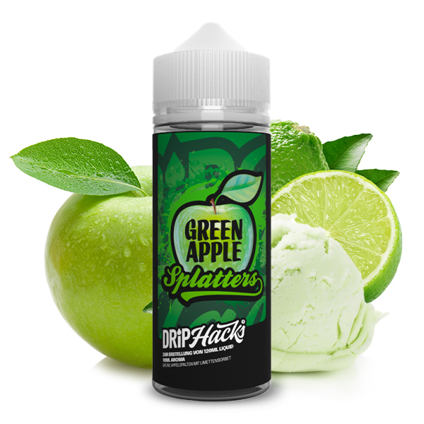 DRIP HACKS Green Apple Splatters Aroma 10ml