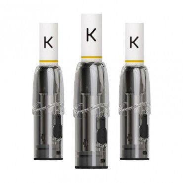 KIWI Pod inkl. Filter Tip (3 Stück je Packung) Schwarz
