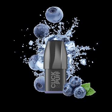 X-BAR Click & Puff Prefilled Pod 20mg/ml - Blueberry