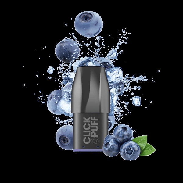 X-BAR Click & Puff Prefilled Pod 20mg/ml - Blueberry
