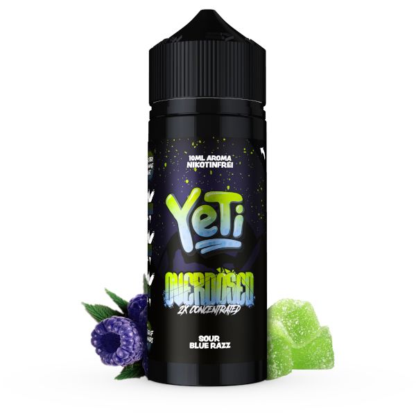 YETI Overdosed Sour Blue Razz Aroma 10ml