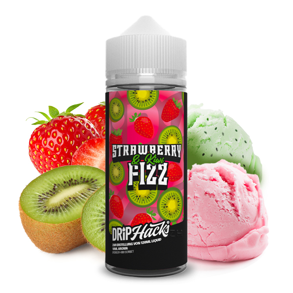 DRIP HACKS Strawberry & Kiwi Fizz Aroma 10ml