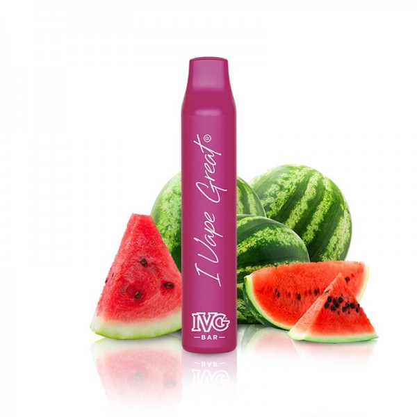 IVG BAR Watermelon E Zigarette mit Nikotin 20mg/ml