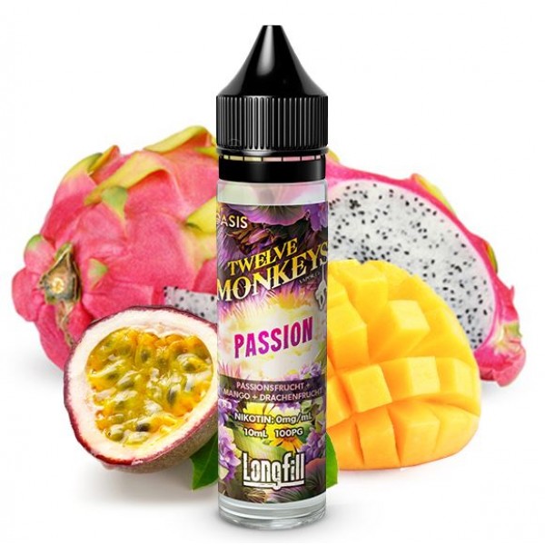 TWELVE MONKEYS Passion Aroma 10ml Longfill
