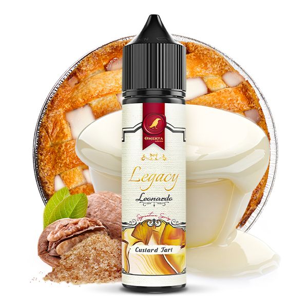 OMERTA Liquids Legacy Leonardo Custard Tart Aroma 10ml