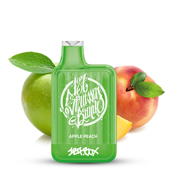 187 VAPE Apple Peach E Zigarette mit Nikotin BOX Version 20mg/ml