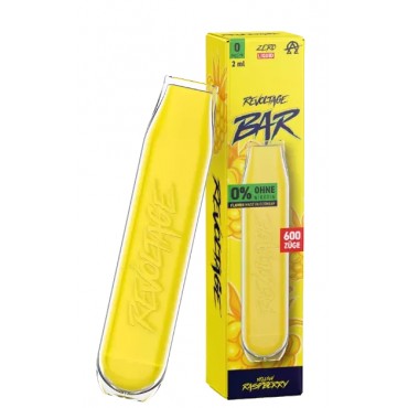 REVOLTAGE BAR E Zigarette Einweg Yellow Raspberry NIKOTINFREI