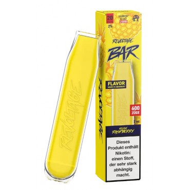 REVOLTAGE BAR E Zigarette Einweg Yellow Raspberry mit Nikotin
