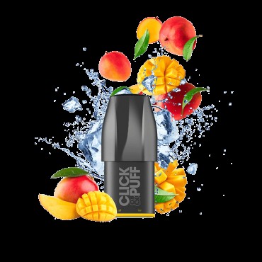 X-BAR Click & Puff Prefilled Pod 20mg/ml - Mango Ice