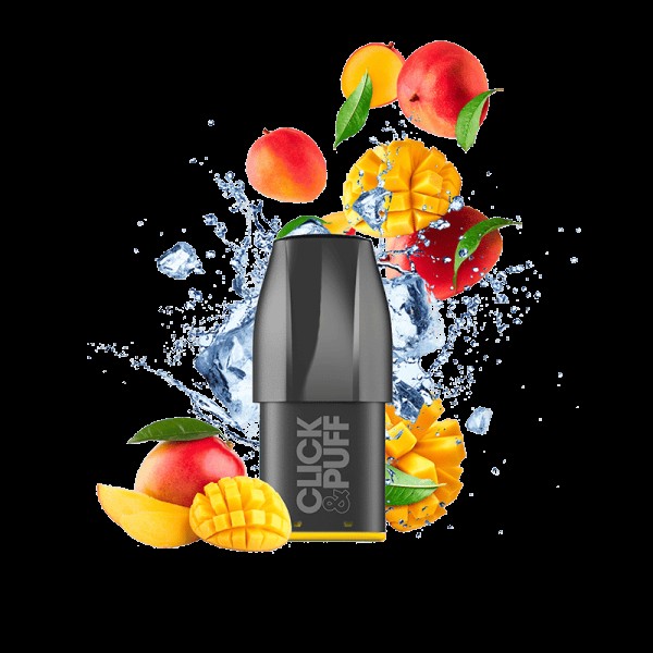 X-BAR Click & Puff Prefilled Pod 20mg/ml - Mango Ice