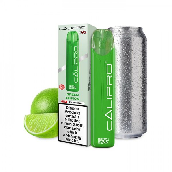 IVG Calipro Green Fusion E Zigarette mit Nikotin 20mg/ml