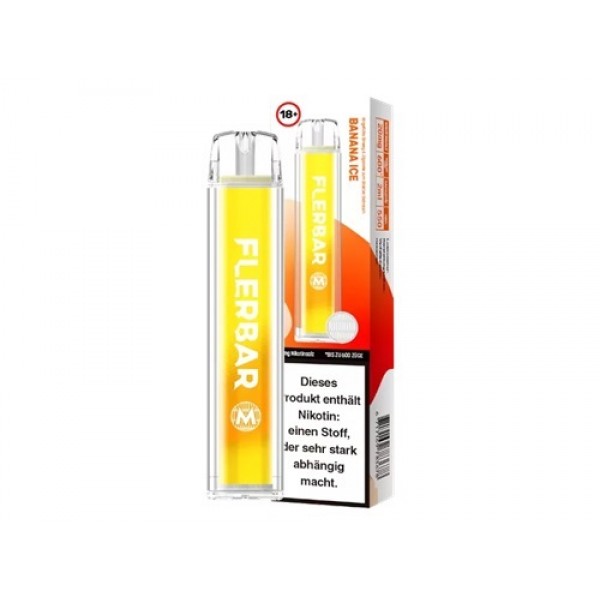 FLERBAR | Einweg E Zigarette mit Nikotin BANANA ICE 20mg/ml