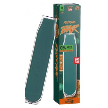 REVOLTAGE BAR Einweg E Zigarette Green Orange NIKOTINFREI