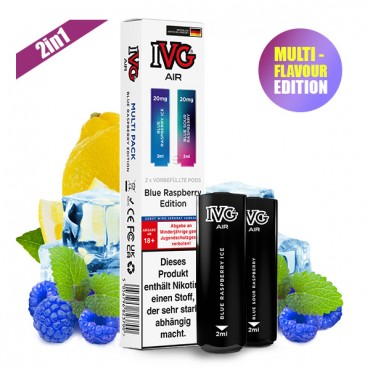 IVG AIR Pods Blue Raspberry Edition 20mg/ml 2 Stück