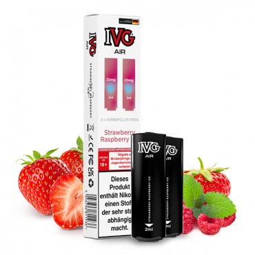 IVG AIR Pods Strawberry Raspberry Ice 20mg/ml 2 Stück