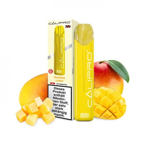 IVG Calipro Mango Lush E Zigarette mit Nikotin 7,50€ SALE