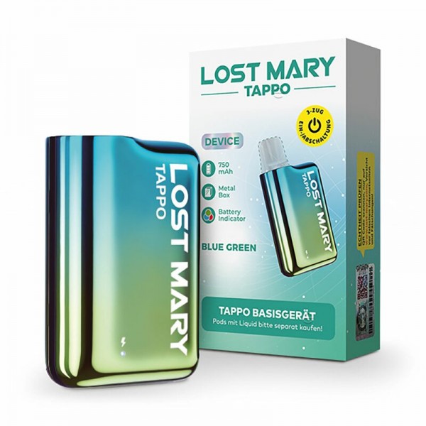 Lost Mary TAPPO Basisgerät Akku Blau Grün (Blue Green)