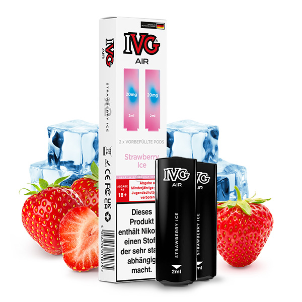 IVG AIR Pods Strawberry Ice 20mg/ml 2 Stück