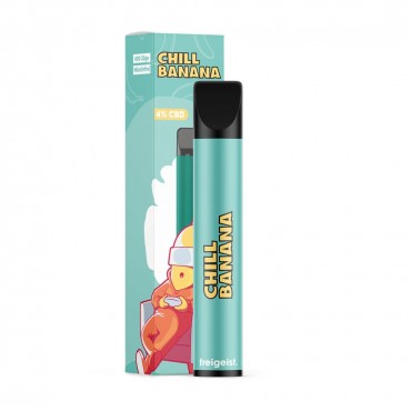 FREIGEIST E Zigarette Chill Banana Vape Pen 500 Züge NIKOTINFREI