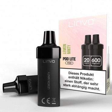 LINVO PODS Lemon Minty 20mg/ml 2er Packung