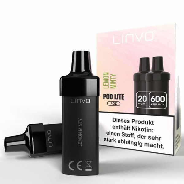 LINVO PODS Lemon Minty 20mg/ml 2er Packung