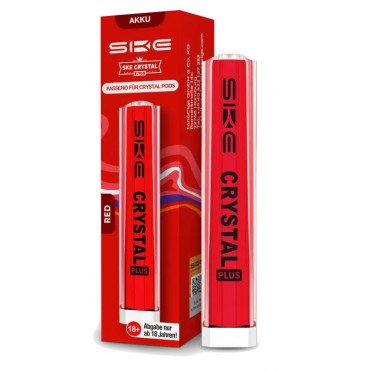 SKE CRYSTAL PLUS Akku 400mAh Basisgerät Rot (Red)
