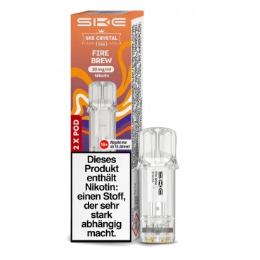 SKE CRYSTAL PLUS Fire Brew 20mg/ml 2 Stück