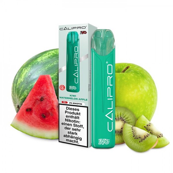IVG Calipro Kiwi Watermelon Apple E Zigarette mit Nikotin 20mg/ml