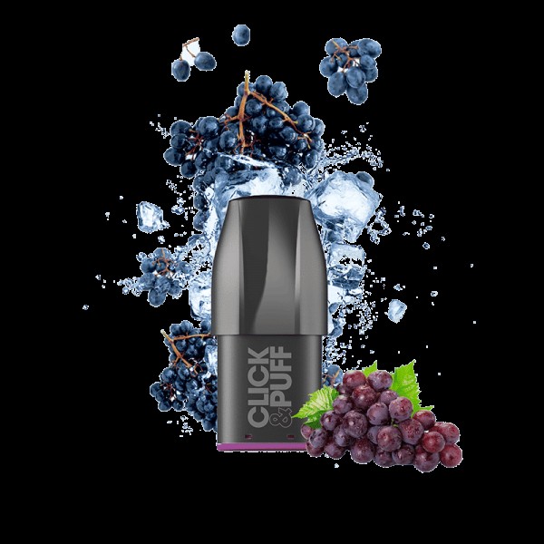X-BAR Click & Puff Prefilled Pod 20mg/ml - Grape Ice