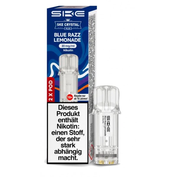 SKE CRYSTAL PLUS Pods Blue Razz Lemonade 20mg/ml 2 Stück
