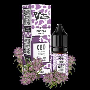 VENTURA Premium CBD E-Liquid Purple Haze 0mg - 10ml