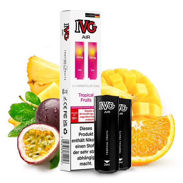 IVG AIR Pods Tropical Fruits 20mg/ml 2 Stück