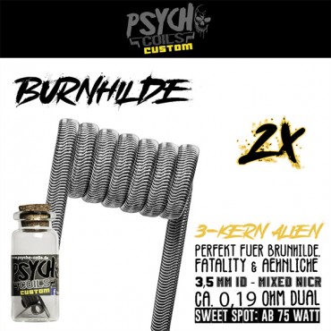 PSYCHO COILS Burnhilde NiCr Handmade Coil
