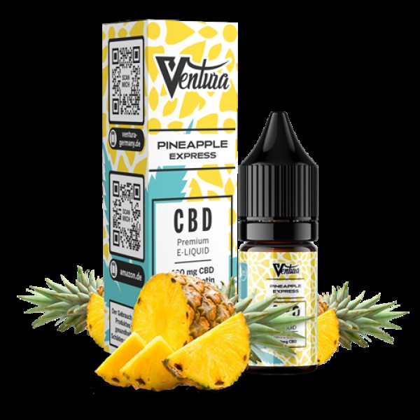 VENTURA Premium CBD E-Liquid Pineapple Express 0mg - 10ml