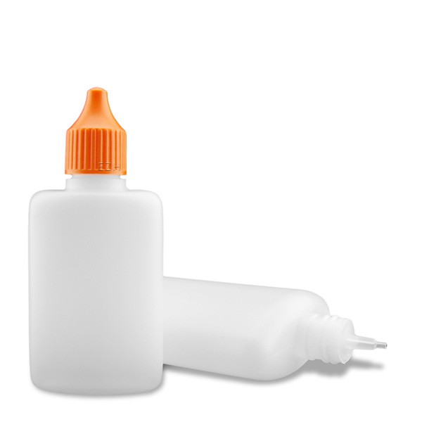5er Packung - Liquid Dropper Flasche - Leerflasche - Flach 55ml Kapazität