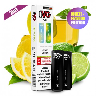 IVG AIR Pods Lemon Edition 20mg/ml 2 Stück