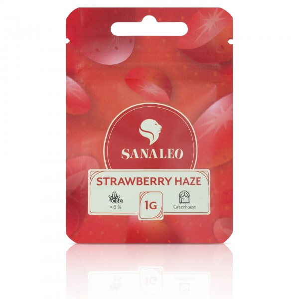 SANALEO CBD Blüten Strawberry Haze 1g