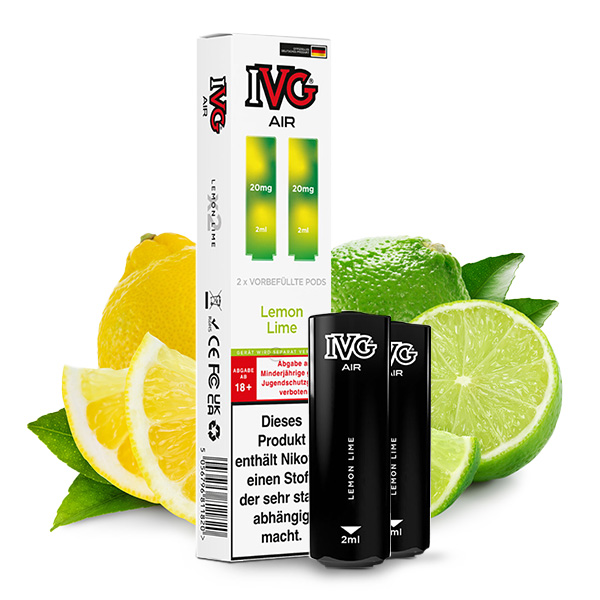 IVG AIR Pods Lemon Lime 20mg/ml 2 Stück