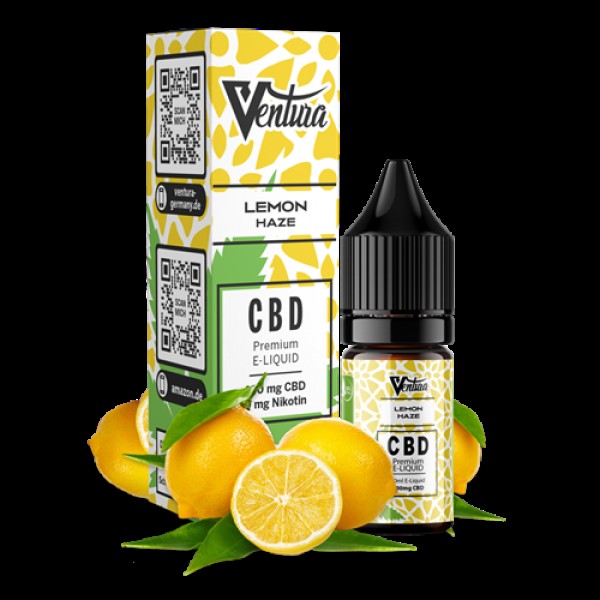 VENTURA Premium CBD E-Liquid Lemon Haze 0mg - 10ml
