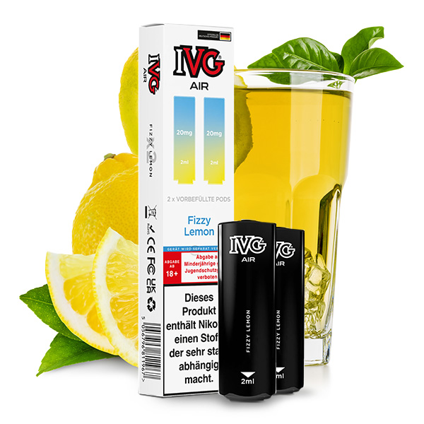 IVG AIR Pods Fizzy Lemon 20mg/ml 2 Stück