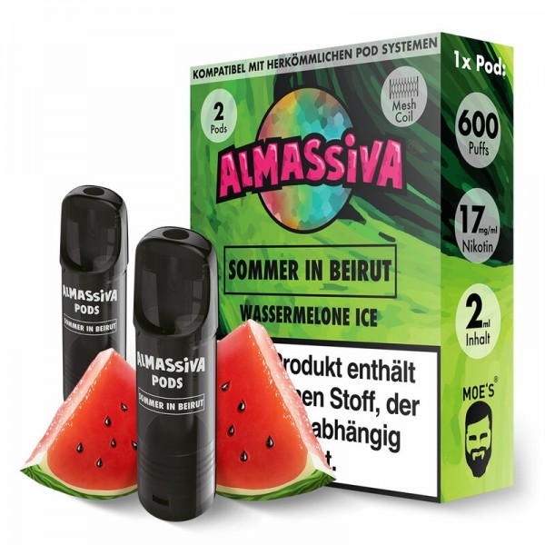 AL MASSIVA Sommer in Beirut prefilled Pods 17mg/ml - 2 Stück