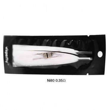 VAPEFLY Fused Clapton Coil NI80 0.35Ohm 2 Stück + 2 x Firebolt Cotton